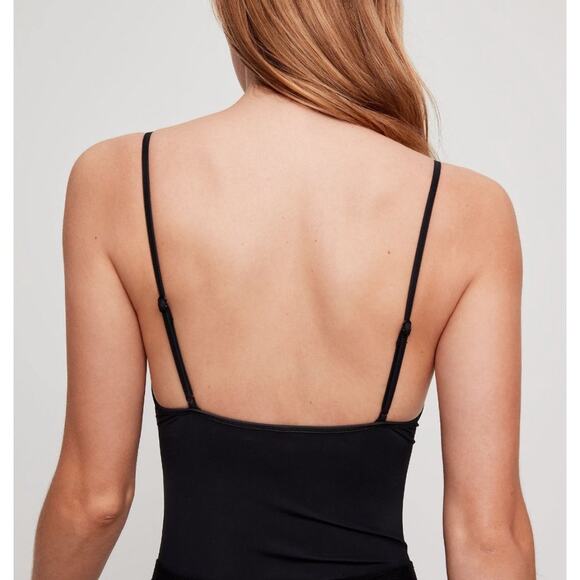 ARITZIA Wilfred NOE Bodysuit and Swimsuit Front Tie Cutout One Piece XS - Picture 7 of 9